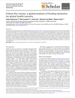 Follow the money: a global analysis of funding dynamics for global health security.
